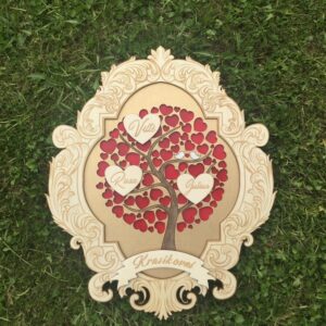 Intra απο ξύλο plywood 3mm-4mm πάχος - Semos Medis Δίασταση 30x30 cm Intraeaxys-91j6v57m