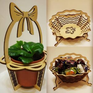 Intra απο ξύλο plywood 3mm-4mm πάχος - Pod Tsvetok 9na7 Δίασταση 30x30 cm Intraeaxys-eo2ed4o8