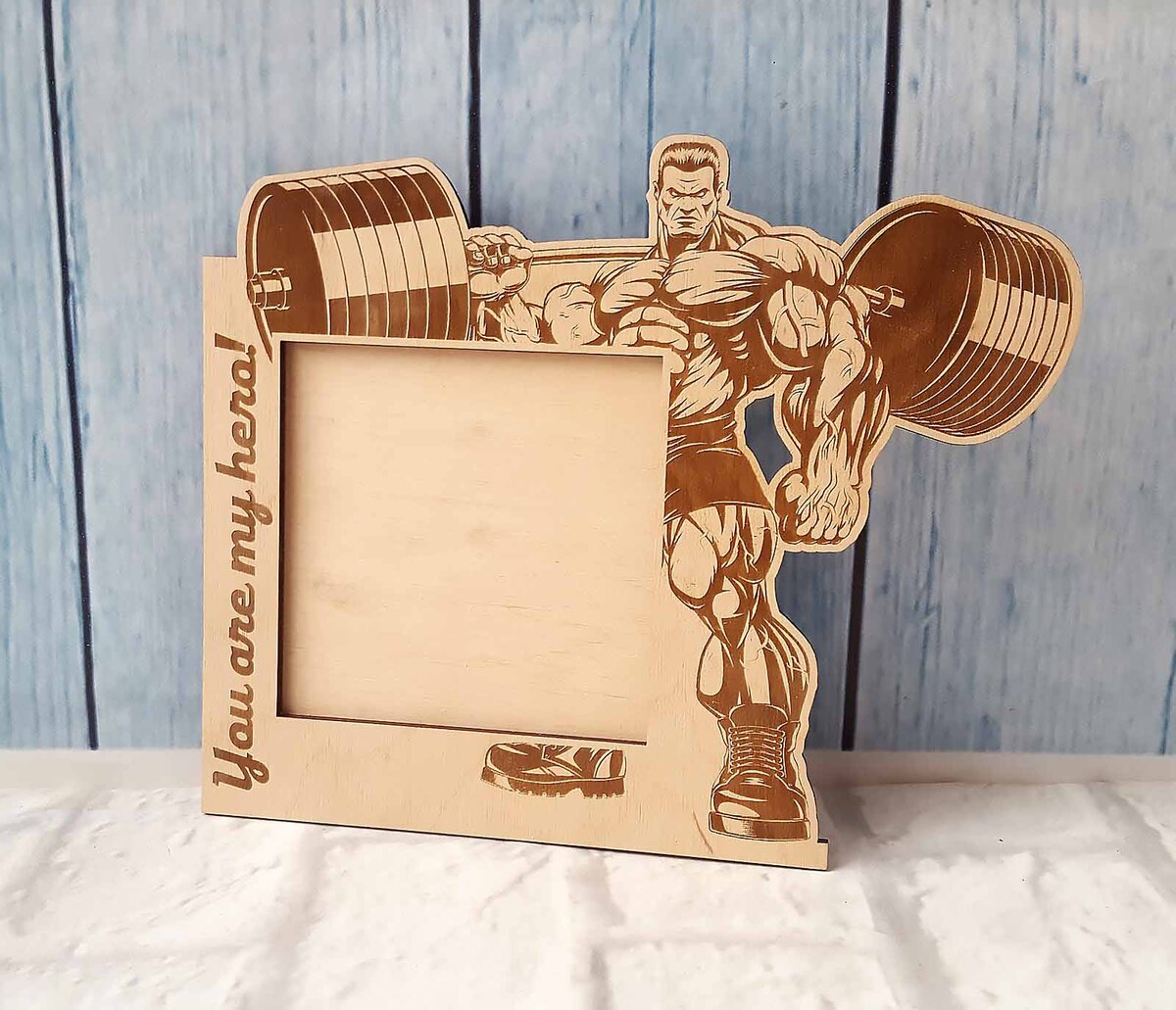 Intra απο ξύλο plywood 3mm-4mm πάχος - Miko Frame Small Fry Δίασταση 30x30 cm Intraeaxys-r1zjrn7l