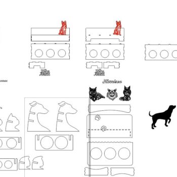 Intra απο ξύλο plywood 3mm-4mm πάχος - Podstavki Dlya Misok I Td koshk-sobk Δίασταση 30x30 cm Intraeaxys-r1zjlm7l - Image 1