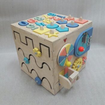 Intra απο ξύλο plywood 3mm-4mm πάχος - Bіzіkub – για 7-9 τάξεις Δίασταση 30x30 cm Intraeaxys-lop04x1w - Image 1