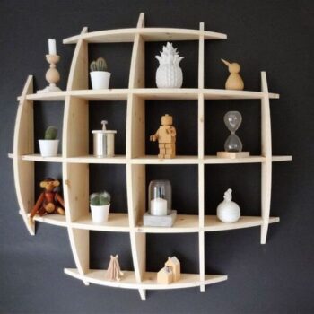 Intra απο ξύλο plywood 3mm-4mm πάχος - Ράφι Massironi 8mm Δίασταση 30x30 cm Intraeaxys-eo4grwoj - Image 1