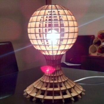 Intra απο ξύλο plywood 3mm-4mm πάχος - Λυχνία Δίασταση 30x30 cm Intraeaxys-078nwq75 - Image 1