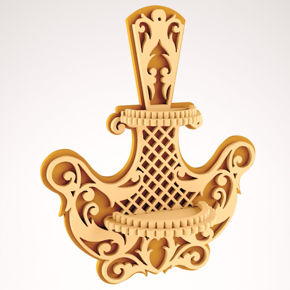 Intra απο ξύλο plywood 3mm-4mm πάχος - Ράφι επίπλων Δίασταση 30x30 cm Intraeaxys-r7vnz51d