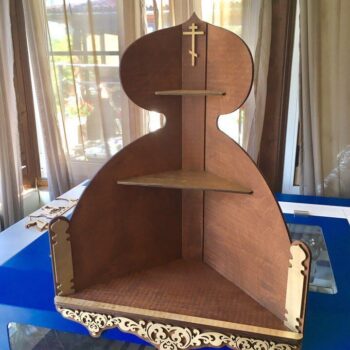 Intra απο ξύλο plywood 3mm-4mm πάχος - Polka Dlya Ikon 1 Δίασταση 30x30 cm Intraeaxys-67w8zl72 - Image 1