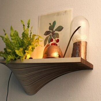 Intra απο ξύλο plywood 3mm-4mm πάχος - Ράφι Gossamer v2 Δίασταση 30x30 cm Intraeaxys-joe3zn76 - Image 1