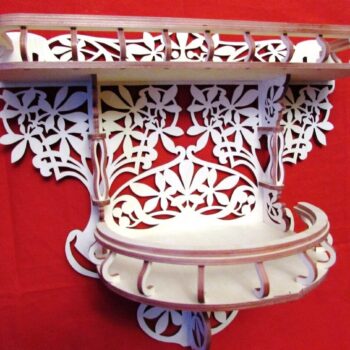 Intra απο ξύλο plywood 3mm-4mm πάχος - Σχέδιο ραφιών Δίασταση 30x30 cm Intraeaxys-ro620n1x - Image 1