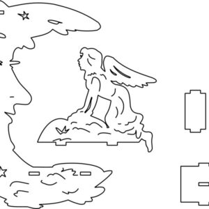 Intra απο ξύλο plywood 3mm-4mm πάχος - Λαμπάρα Λούνα Δίασταση 30x30 cm Intraeaxys-91j6jl7m