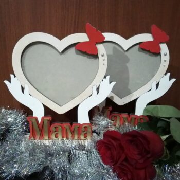 Intra απο ξύλο plywood 3mm-4mm πάχος - Mom Personalized Frame Δίασταση 30x30 cm Intraeaxys-ro6ym2m7 - Image 1