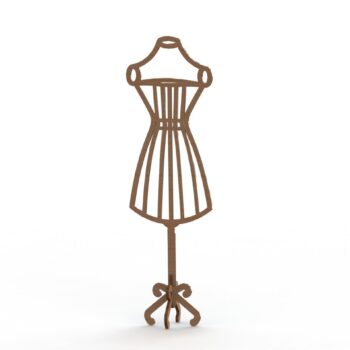 Intra απο ξύλο plywood 3mm-4mm πάχος - Φόρμα Φόρεμα MDF μανεκέν 6mm Δίασταση 30x30 cm Intraeaxys-91j6287m - Image 1