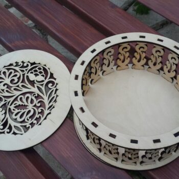 Intra απο ξύλο plywood 3mm-4mm πάχος - Shkatulka Dlya Nitok Δίασταση 30x30 cm Intraeaxys-6o3pvr7n - Image 1