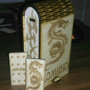 Intra απο ξύλο plywood 3mm-4mm πάχος - D O M I N O 3D Puzzle Δίασταση 30x30 cm Intraeaxys-lop05k1w