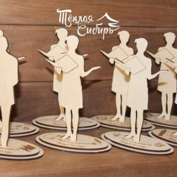 Intra απο ξύλο plywood 3mm-4mm πάχος - Uchitelya Δίασταση 30x30 cm Intraeaxys-qom32r13 - Image 1