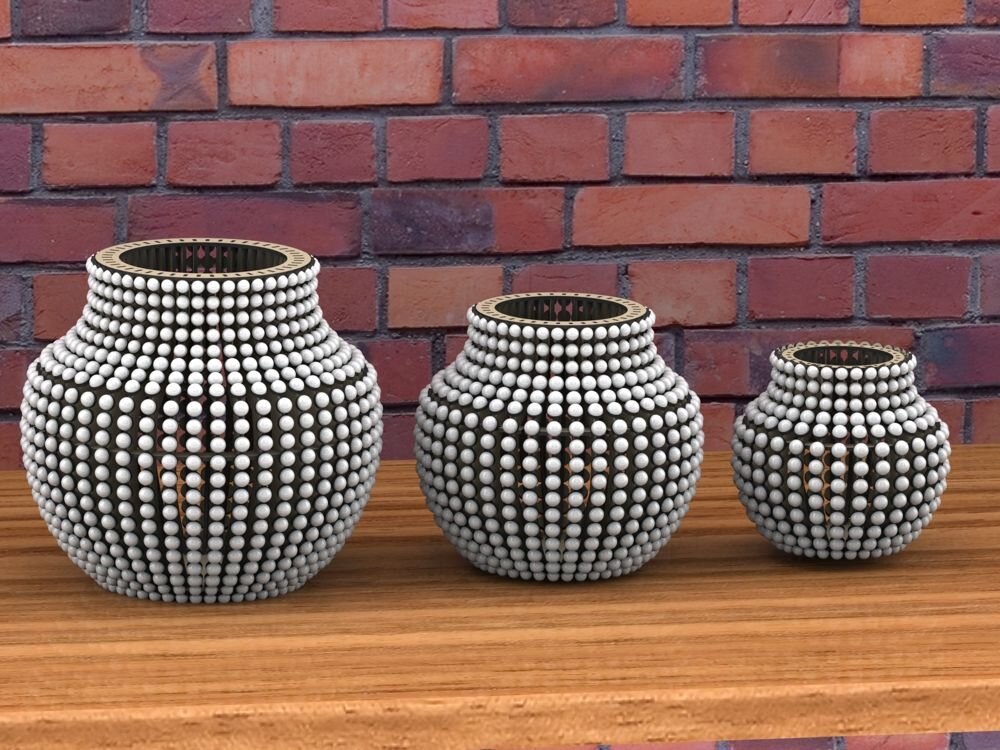 Intra απο ξύλο plywood 3mm-4mm πάχος - Vaso 2 Pq Δίασταση 30x30 cm Intraeaxys-zo95ve1k