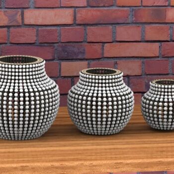 Intra απο ξύλο plywood 3mm-4mm πάχος - Vaso 2 Md Δίασταση 30x30 cm Intraeaxys-qom3er13 - Image 1