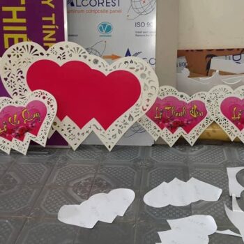 Intra απο ξύλο plywood 3mm-4mm πάχος - Χειροτεχνία για την Ημέρα του Αγίου Βαλεντίνου Δίασταση 30x30 cm Intraeaxys-6o3ek31n - Image 1