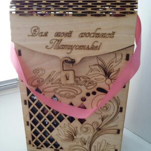 Intra απο ξύλο plywood 3mm-4mm πάχος - Korobka Dlya Vina Δίασταση 30x30 cm Intraeaxys-91j3v57m