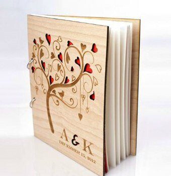 Intra απο ξύλο plywood 3mm-4mm πάχος - Fanera 4mm Lazernaya Rezka I Gravirovka Albom Pozhelaniy Δίασταση 30x30 cm Intraeaxys-eoxwrg1z - Image 1