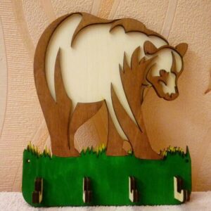 Intra απο ξύλο plywood 3mm-4mm πάχος - Klyuchnitsa Medved Δίασταση 30x30 cm Intraeaxys-r1zenp1l