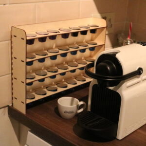 Intra απο ξύλο plywood 3mm-4mm πάχος - Σχάρα για δοχεία για καφέ Δίασταση 30x30 cm Intraeaxys-qom0pp13