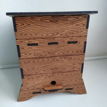 Intra απο ξύλο plywood 3mm-4mm πάχος - Ξύλινο Honey Bee Box Κυψέλη Δίασταση 30x30 cm Intraeaxys-lopqxjz7 - Image 3