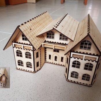 Intra απο ξύλο plywood 3mm-4mm πάχος - Shkatulka Dom 3mm Δίασταση 30x30 cm Intraeaxys-zo9gkw7k - Image 1