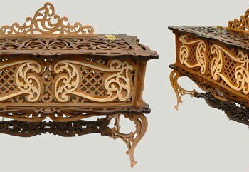 Intra απο ξύλο plywood 3mm-4mm πάχος - Shkatulka Na Nozhkakh 3mm Δίασταση 30x30 cm Intraeaxys-qom0wk13 - Image 1