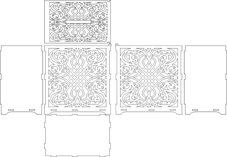 Intra απο ξύλο plywood 3mm-4mm πάχος - Rezervnaya Kopia Yaschik Δίασταση 30x30 cm Intraeaxys-075g50oz