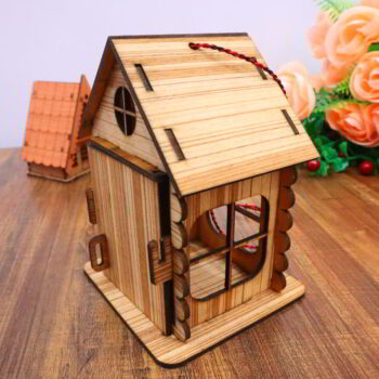 Intra απο ξύλο plywood 3mm-4mm πάχος - Ξύλινο Σπίτι Μινιατούρα Καμπίνα κορμού 3mm Δίασταση 40x50 cm Intraeaxys-078yn2mo - Image 7