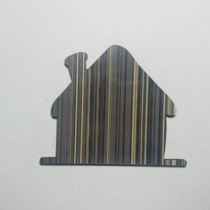 Intra απο ξύλο plywood 3mm-4mm πάχος - Σχήμα αποκοπής ξύλινου σπιτιού Ημιτελές σχήμα ξύλινου σπιτιού Δίασταση 30x30 cm Intraeaxys-ro6yn937