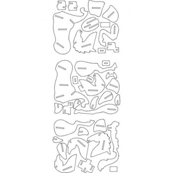 Intra απο ξύλο plywood 3mm-4mm πάχος - Horse Puzzle Cleaned Δίασταση 30x30 cm Intraeaxys-zo9p6y7k - Image 1