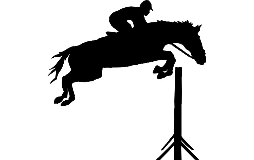 Intra απο ξύλο plywood 3mm-4mm πάχος - Τζόκεϊ με άλματα εμπόδια Δίασταση 30x30 cm Intraeaxys-r1zrzlol