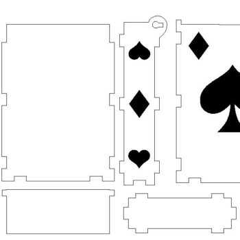 Intra απο ξύλο plywood 3mm-4mm πάχος - Futlyar Dlya Kart Na 54 Sht Δίασταση 30x30 cm Intraeaxys-ro6gym7x - Image 1