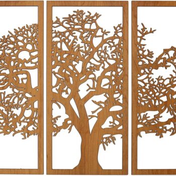 Intra απο ξύλο plywood 3mm-4mm πάχος - Τέχνη τοίχου με ξύλινο πάνελ Tree Of Life 3 Δίασταση 30x30 cm Intraeaxys-zo9y9ge7 - Image 4