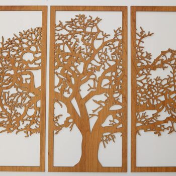 Intra απο ξύλο plywood 3mm-4mm πάχος - Τέχνη τοίχου με ξύλινο πάνελ Tree Of Life 3 Δίασταση 30x30 cm Intraeaxys-zo9y9ge7 - Image 5