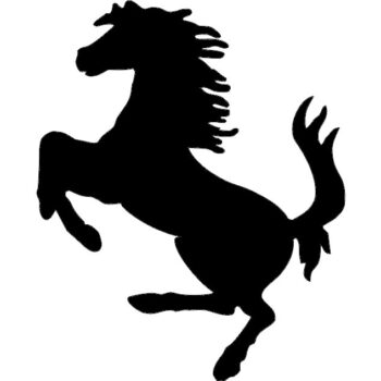 Intra απο ξύλο plywood 3mm-4mm πάχος - Καλπάζουσα σιλουέτα αλόγων Δίασταση 30x30 cm Intraeaxys-91jee5om - Image 1