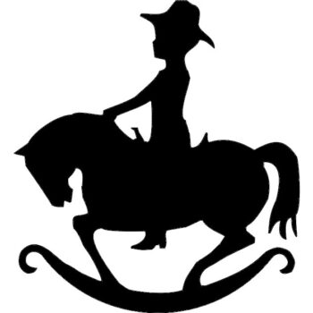 Intra απο ξύλο plywood 3mm-4mm πάχος - Σιλουέτα κουνιστή αλόγων Δίασταση 30x30 cm Intraeaxys-voq3e672 - Image 1