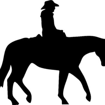 Intra απο ξύλο plywood 3mm-4mm πάχος - καουμπόη σε ένα άλογο Δίασταση 30x30 cm Intraeaxys-zo9vqx7k - Image 1