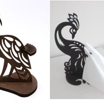 Intra απο ξύλο plywood 3mm-4mm πάχος - Salfetnitsa Ptitsa Schastya Δίασταση 30x30 cm Intraeaxys-qom9j813 - Image 1