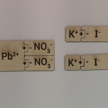 Intra απο ξύλο plywood 3mm-4mm πάχος - Άτομα και ιόντα για μαθήματα χημείας Δίασταση 30x30 cm Intraeaxys-voq2qydo - Image 3