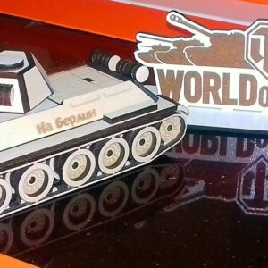 Intra απο ξύλο plywood 3mm-4mm πάχος - Δεξαμενή T34 V Tyuninge Δίασταση 30x30 cm Intraeaxys-eo4pzwoj