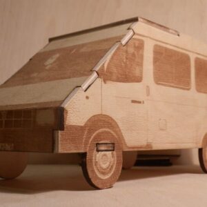 Intra απο ξύλο plywood 3mm-4mm πάχος - Γαζέλα Δίασταση 30x30 cm Intraeaxys-yonv9x1r