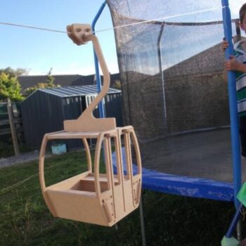 Intra απο ξύλο plywood 3mm-4mm πάχος - Μοτίβο γόνταλα τρισδιάστατο παζλ Δίασταση 30x30 cm Intraeaxys-r1z55p1l - Image 1