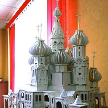 Intra απο ξύλο plywood 3mm-4mm πάχος - Pokrovsky Sobor Δίασταση 30x30 cm Intraeaxys-6o3eek1n - Image 1