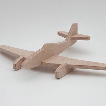 Intra απο ξύλο plywood 3mm-4mm πάχος - Παζλ Messerschmitt Me 262 3D Δίασταση 30x30 cm Intraeaxys-qom8g873 - Image 1