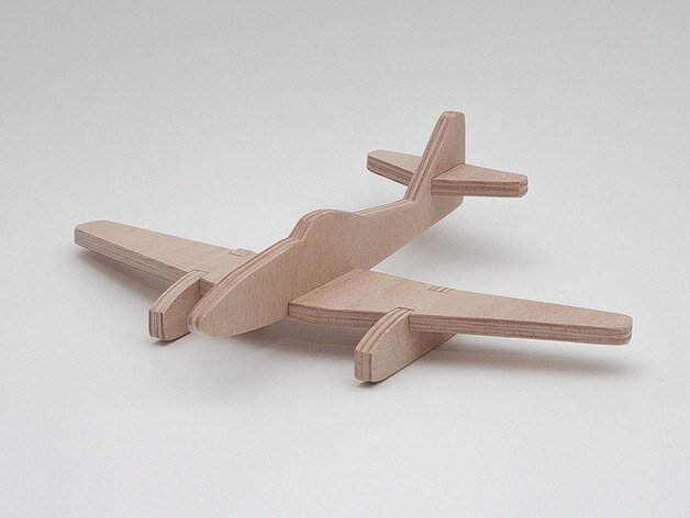 Intra απο ξύλο plywood 3mm-4mm πάχος - Παζλ Messerschmitt Me 262 3D Δίασταση 30x30 cm Intraeaxys-qom8g873