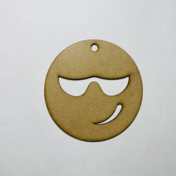 Intra απο ξύλο plywood 3mm-4mm πάχος - Σημάδι Smiley Face Δίασταση 30x30 cm Intraeaxys-eo4qrvg7 - Image 1