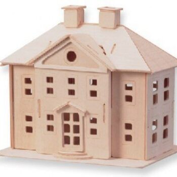 Intra απο ξύλο plywood 3mm-4mm πάχος - 3D Puzzle Country Mansion Δίασταση 30x30 cm Intraeaxys-p7ynk51q - Image 1