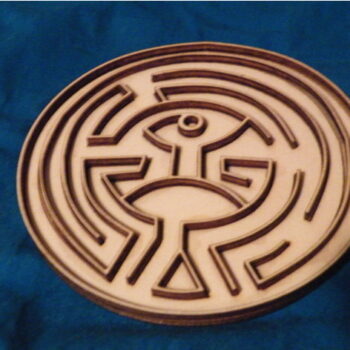 Intra απο ξύλο plywood 3mm-4mm πάχος - Westworld Maze Δίασταση 30x30 cm Intraeaxys-eo45297j - Image 1