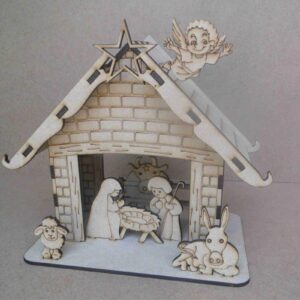 Intra απο ξύλο plywood 3mm-4mm πάχος - Στένκα Δίασταση 30x30 cm Intraeaxys-67wrym12